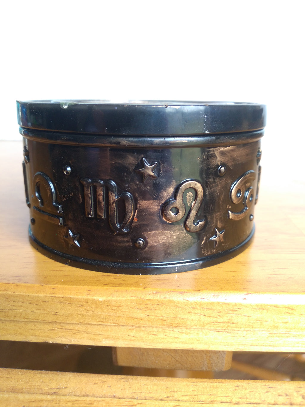 Astrology Trinket Jar – Black & Gold