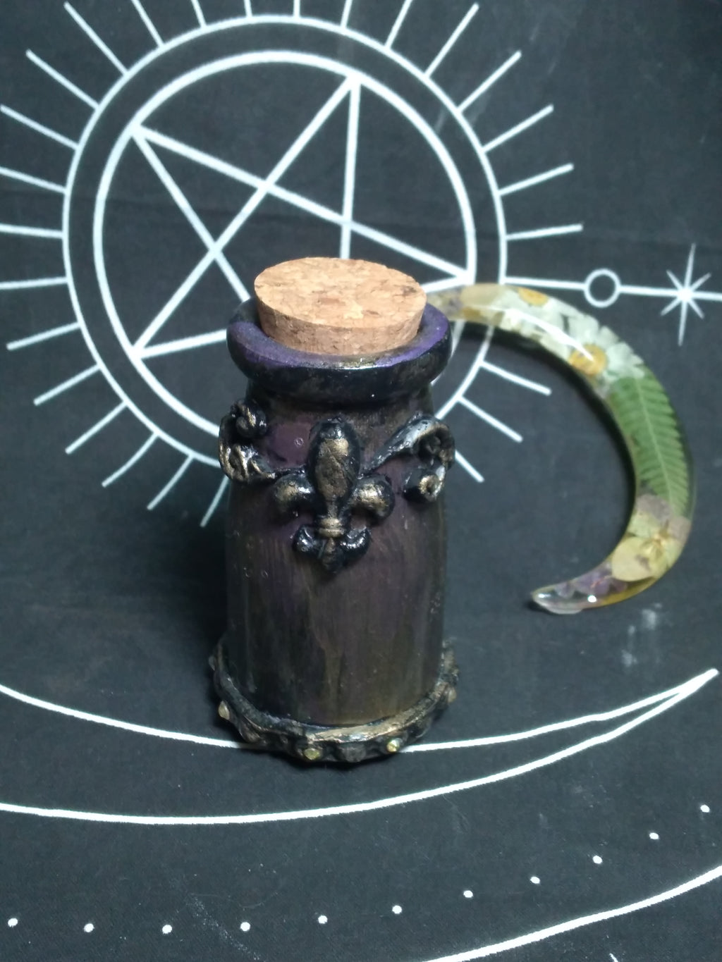 Filigree jar apothecary style