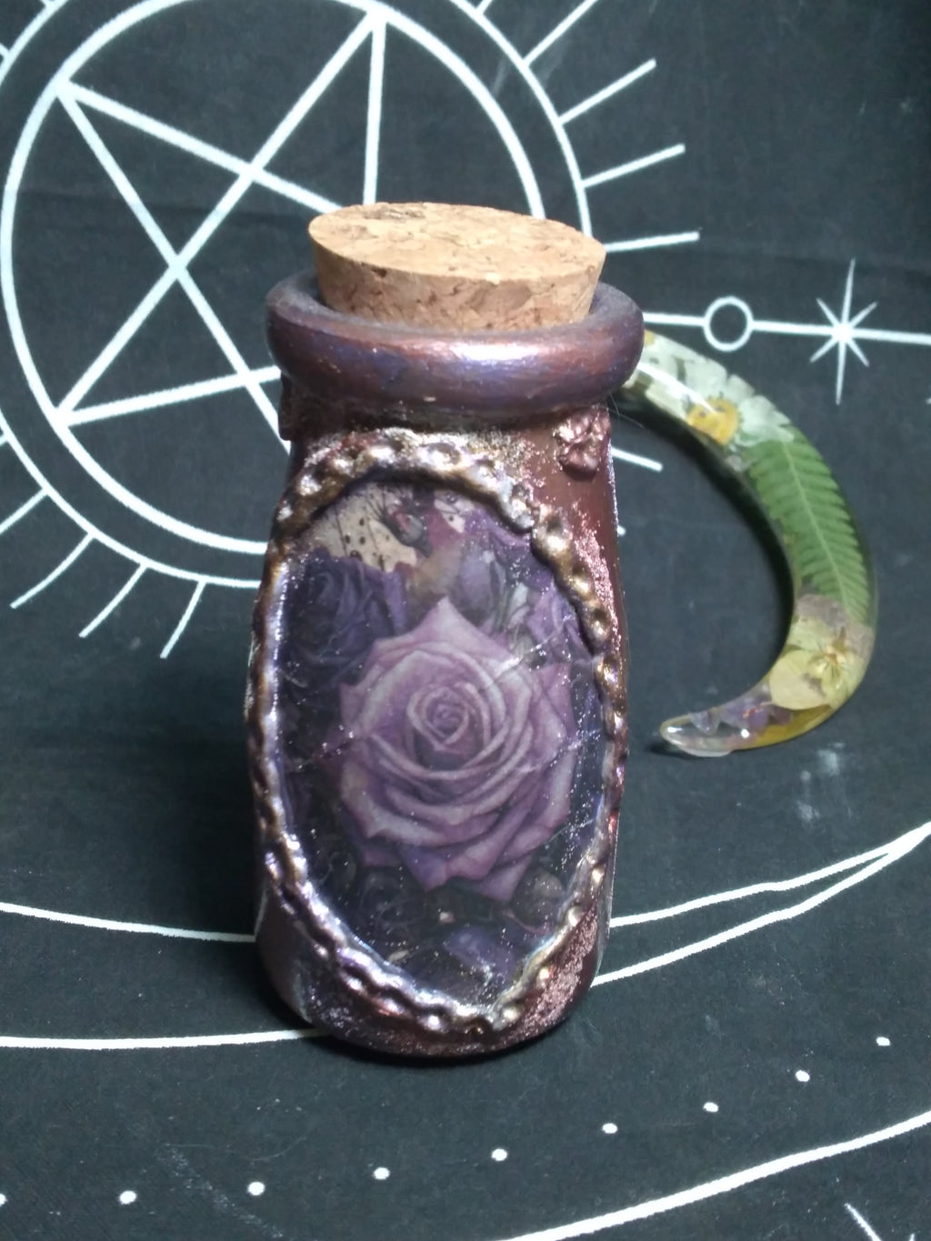 Flower Rose apothecary jar