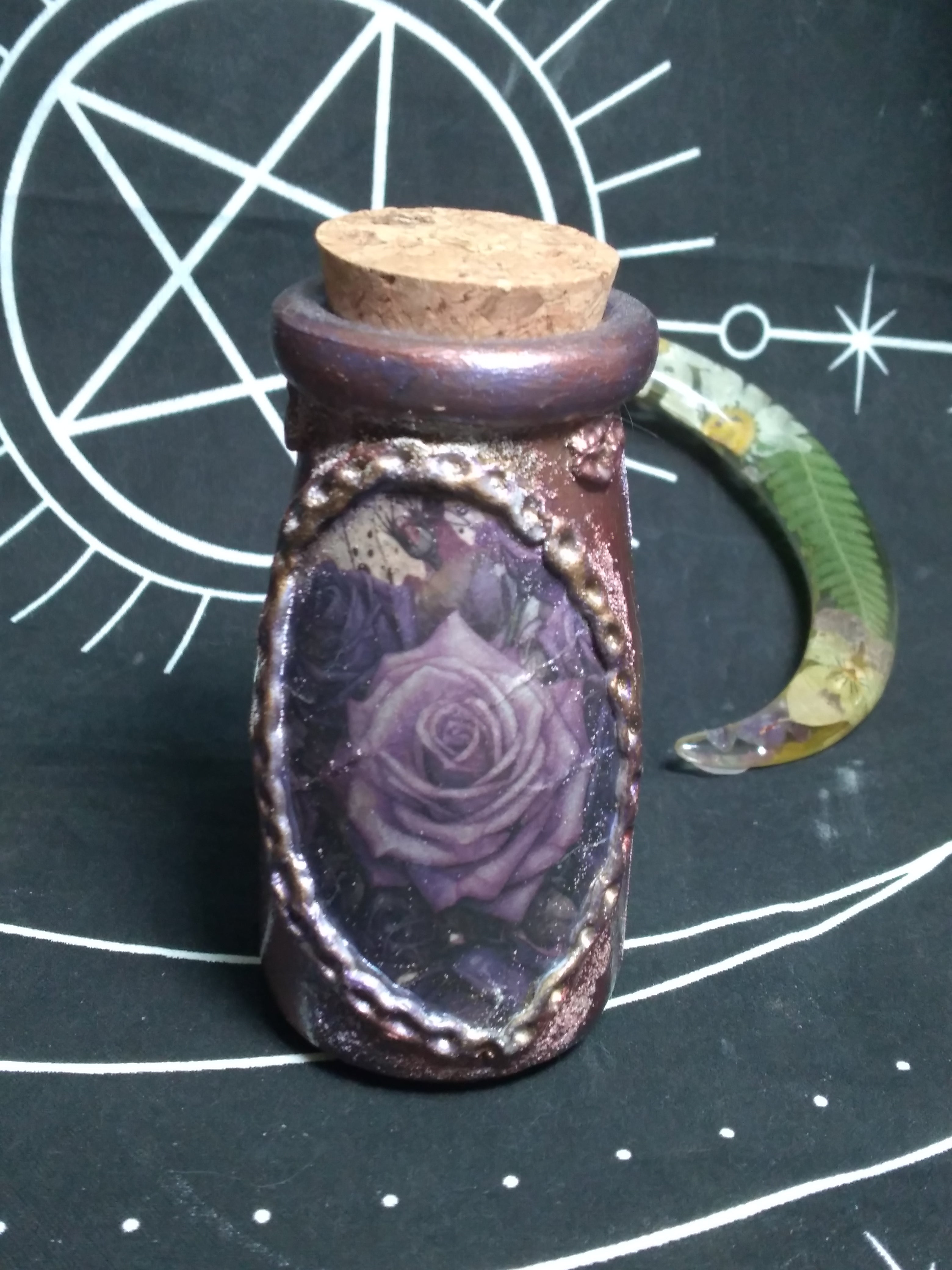 Flower Rose apothecary jar
