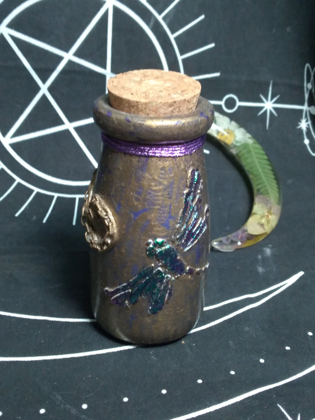 Dragonfly apothecary spell jar
