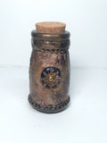 Sun star glass storage jar