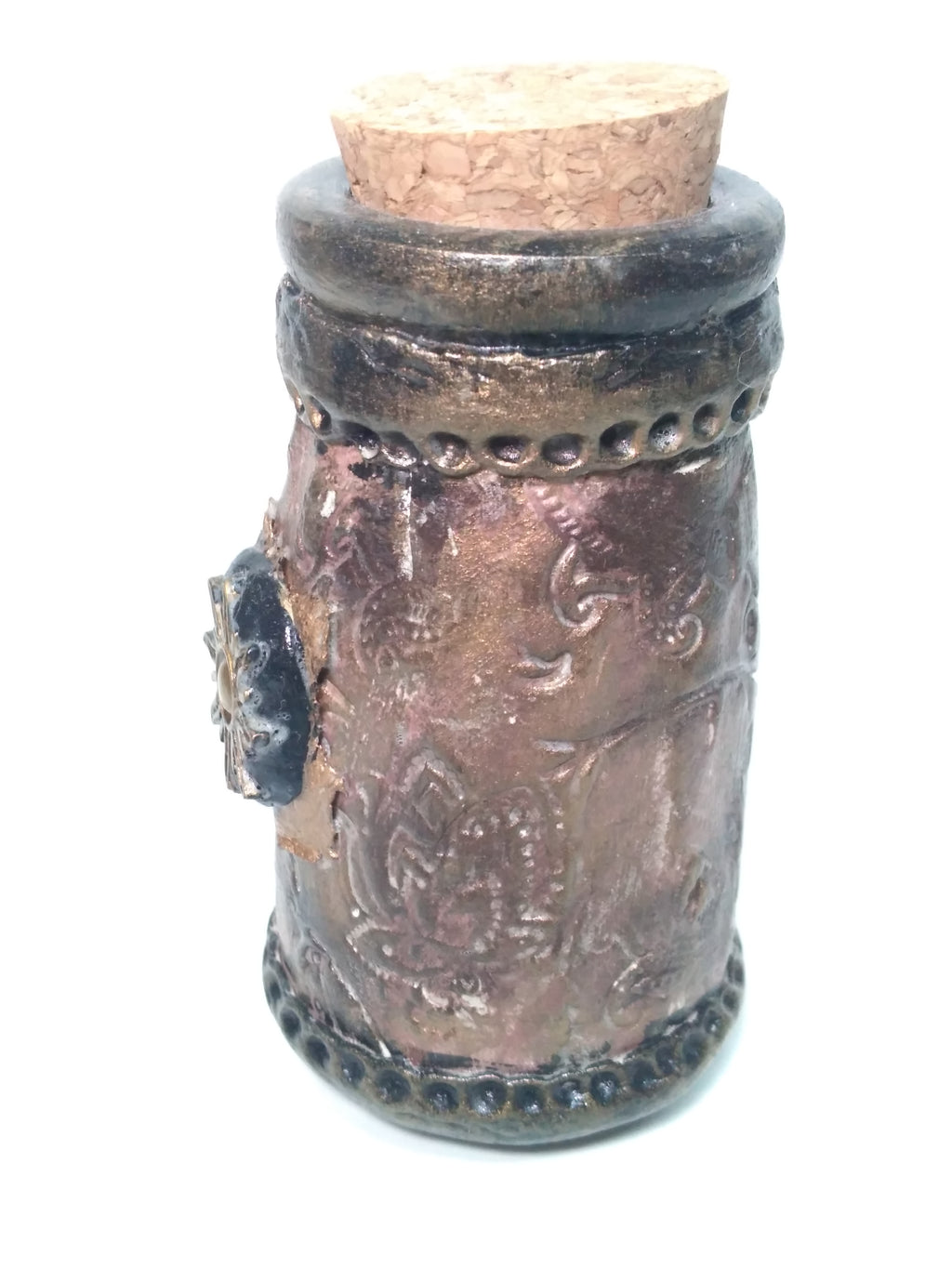 Sun star glass storage jar