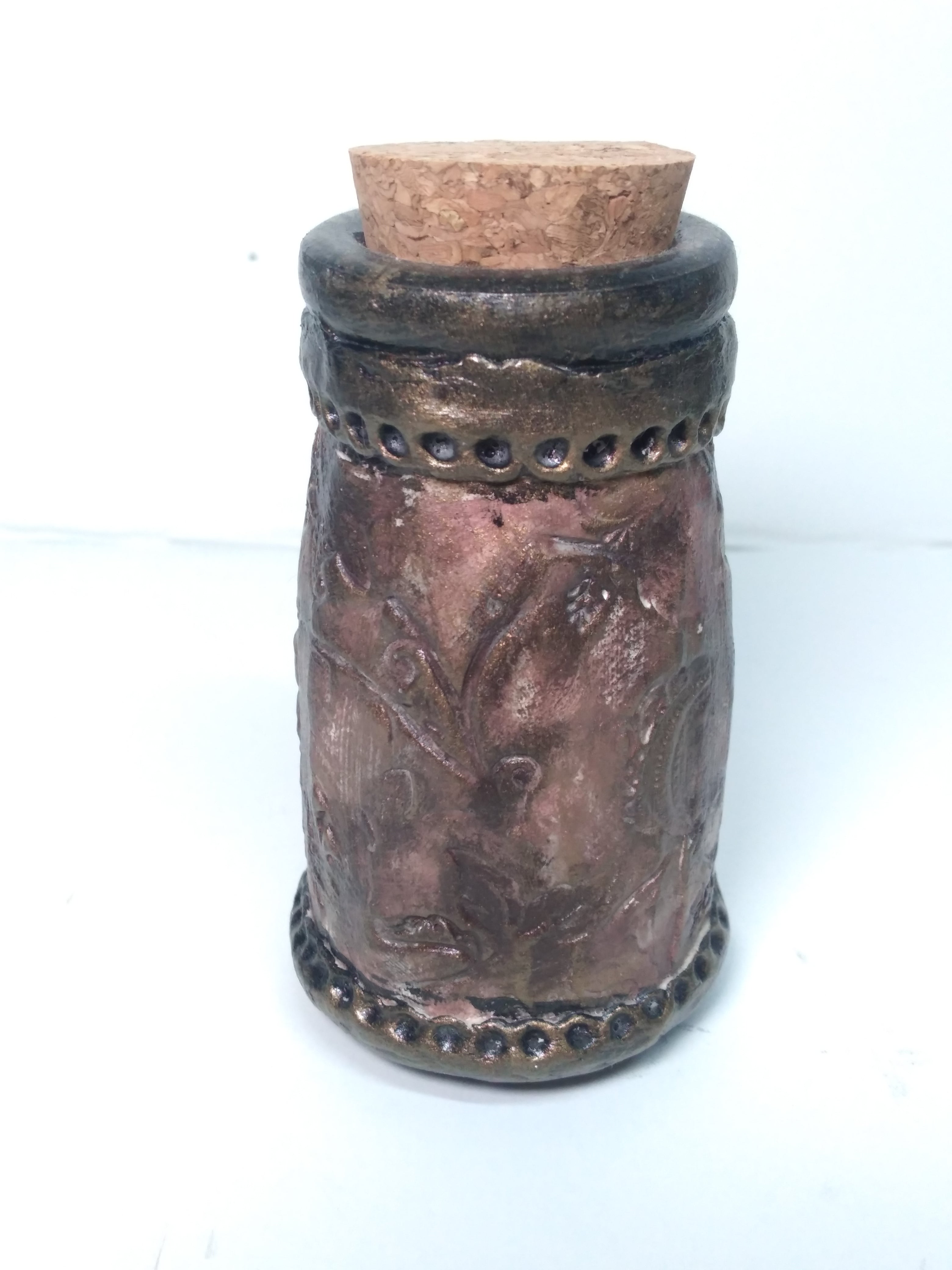 Sun star glass storage jar