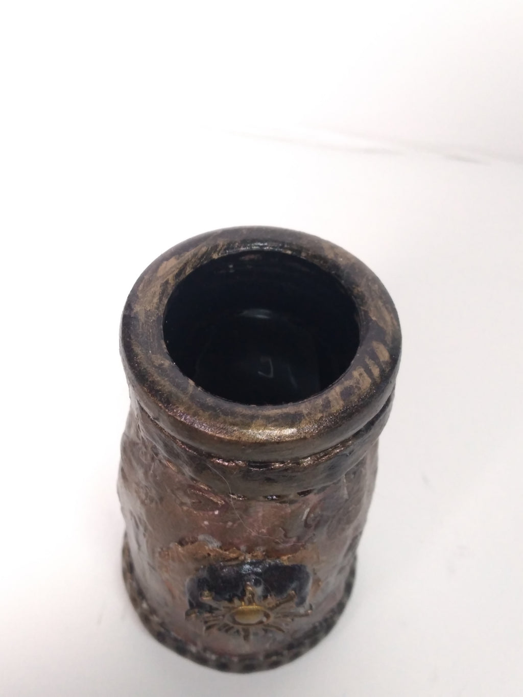 Sun star glass storage jar