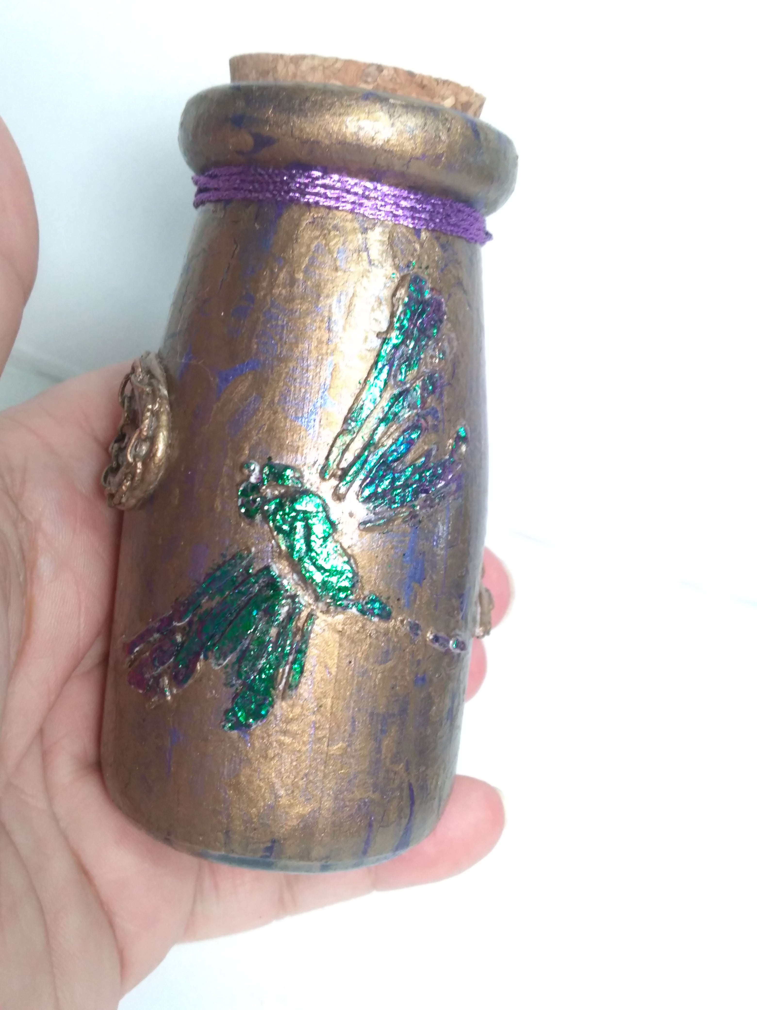 Dragonfly apothecary spell jar