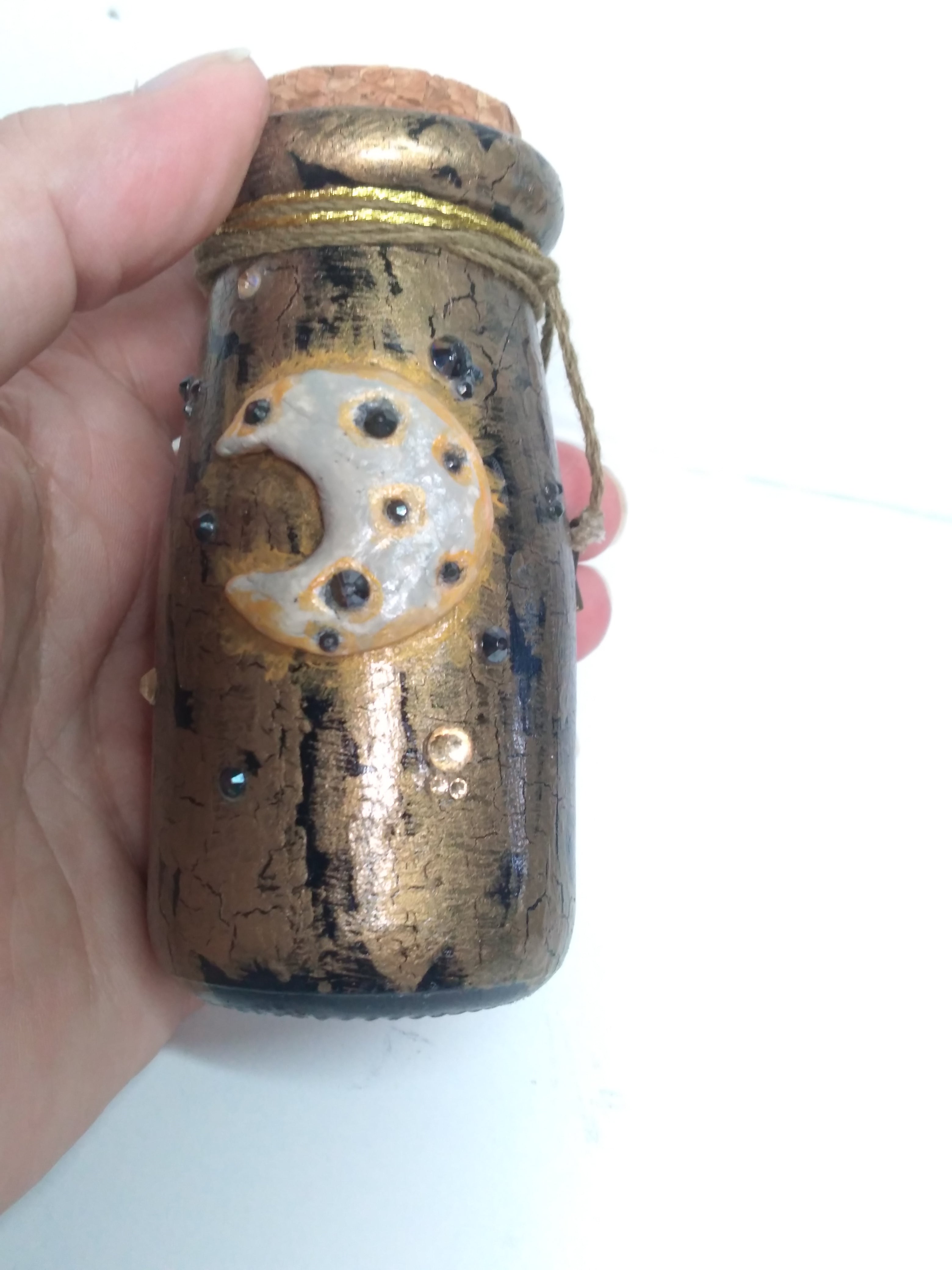 Moon apothecary bottle